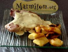 Ctes de porc au curry et aux pommes