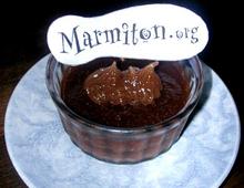 Crme fondante au chocolat et aux marrons