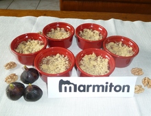 Crumble de figues aux noix