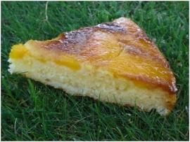 moelleux aux pches et au caramel