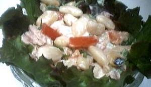 Salade de haricots blancs au thon