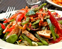 salade de poulet aux petits lgumes