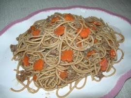 spaghettis au boeuf
