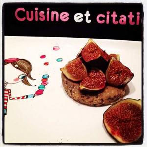 tartelettes sables aux figues roties au miel
