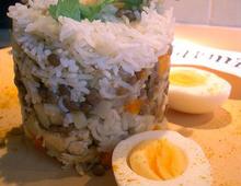 Biryiani de poulet en rice-cooker