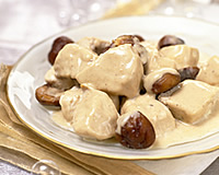 blanquette de dinde aux marrons