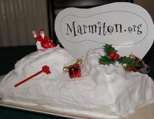 Bche blanche aux fruits