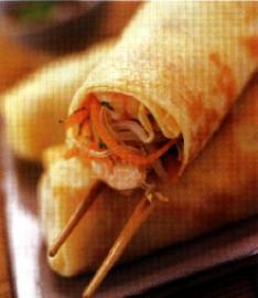 crpes roules aux crevettes