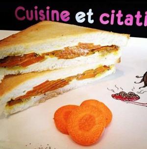Mes croques monsieurs aux carottes vichy