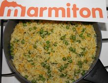 Riz indien aux petits pois