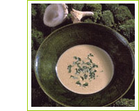 soupe de champignons forestiers