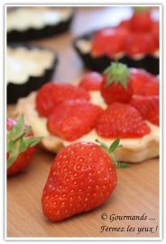 tartelette-tiramisu aux fraises et au basilic