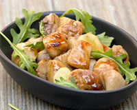 wok de poulet au miel