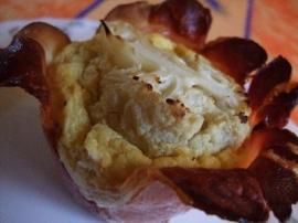 chou-fleur aux ptales de jambon fum