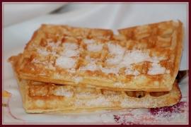 gaufres  la noix de coco
