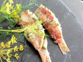 rougets farcis aux herbes