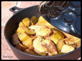 tajine de courgettes au poulet