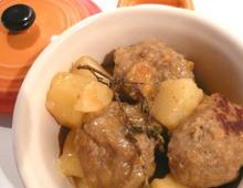 Boulettes de viandes et pommes de terre faon maman