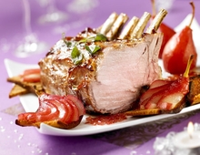 Recette carré de veau de noël