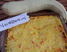 Gratin de courgettes au surimi