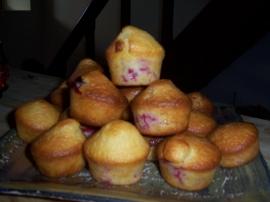 mini muffins framboises et chocolat blanc