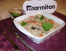 Porc et aubergines au curry vert (Tha)