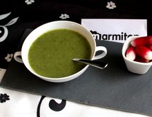 Soupe aux fanes de radis