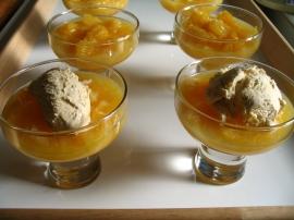 soupe d oranges glacée au sauternes