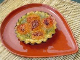 tartelettes aux abricots et  la pistache