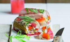 terrines de poulet au pamplemousse et estragon
