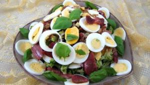 brocolis aux oeufs en salade