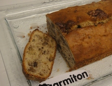 Cake  la banane et aux noix