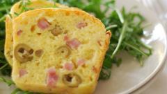 cake au jambon et aux olives