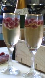 champagne-framboises