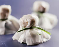 feuilles de riz farcies  la viande hache
