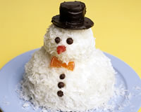 gâteau bonhomme de neige