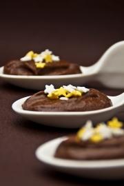 mousse au chocolat et sa touche de fleur d oranger