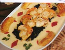 Noix de Saint Jacques fa�on florentine