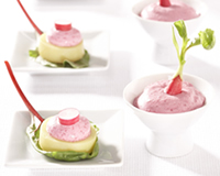 pommes de terre  la chantilly de betteraves