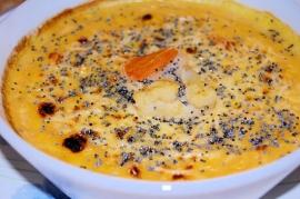 soupe gratinée de chou-fleur et carottes