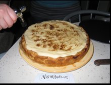 Tarte aux pommes  la crme Chiboust