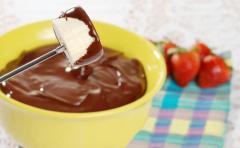 fondue chocolat à la cannelle