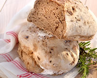 Pain de campagne aux oignons