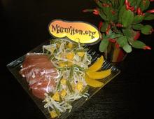 Salade de haricots verts et soja, vinaigrette à l orange, miel et huile de truffe, de Marielle (19ème rencontre)