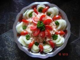 salade de riz au surimi