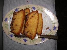 cake chocolat et bananes caramlises