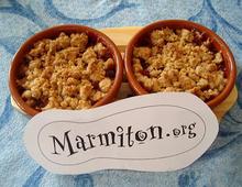 Crumble aux nectarines