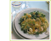 salade de champignons de paris au haddock