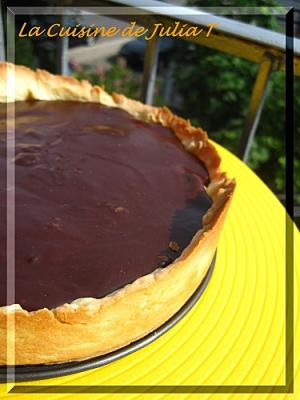 sublime tarte chocolat banane