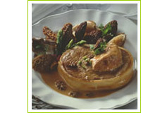 tournedos rossini aux champignons forestiers